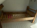 Steigerhout bed 90x200, 90 cm, Gebruikt, Eenpersoons, Bruin