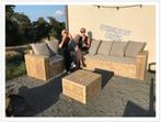 Steigerhout Lounge Set Loungebank Tuinbank Tuinset KORTING!!, Verzenden, Steigerhout, Nieuw, Eettafel