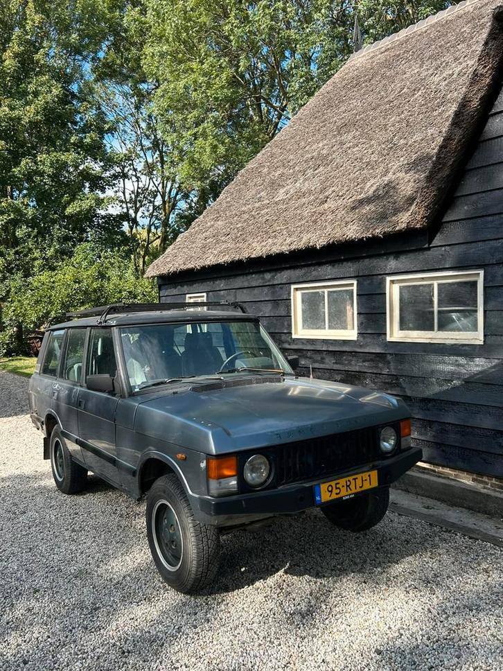 Range Rover Classic 1985 Grijs Wegenbelastingvrij, Auto's, Land Rover, Particulier, Benzine, MPV, Geïmporteerd, Zilver of Grijs