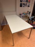Melkglazen Eettafel - 4 persoons, Ophalen, Gebruikt, 100 tot 150 cm, Glas