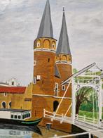 schilderij delft 1976 mb laporte, Huis en Inrichting, Ophalen of Verzenden, 'T Olde Gre-j, Info@toldegrej.nl, Endepoelstraat 20f Didam