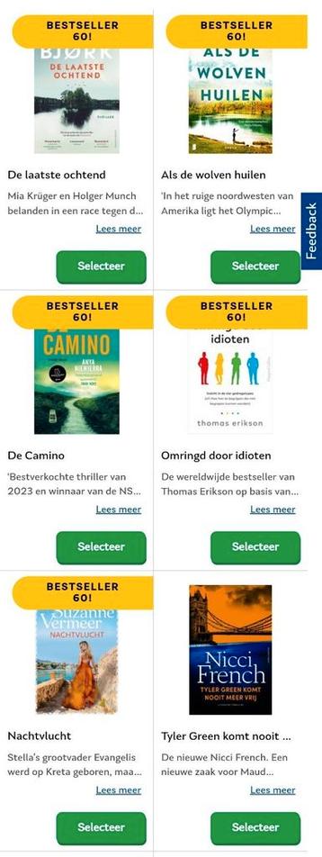 Vriendenloterij Boek naar keuze  beschikbaar voor biedingen