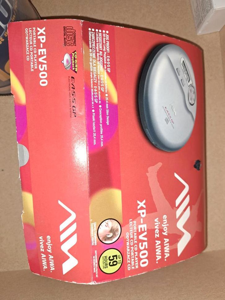 Aiwa XP-EV500 Discman - Draagbare CD Speler, Audio, Tv en Foto, Cd-spelers, Gebruikt, Sony, Draagbaar, Ophalen of Verzenden