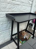 Zwarte Tafel - Handig en Stijlvol!, 2 zitplaatsen, Gebruikt, Bijzettafel, Ophalen of Verzenden
