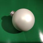 Mooie oude glazen kerstbal ,mat parelmoer, Ophalen of Verzenden, Zo goed als nieuw