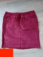 Rok Corduroy Dames mt 46 donker rood knie lengte, Kleding | Dames, Rokken, Bonprix, Maat 46/48 (XL) of groter, Ophalen of Verzenden