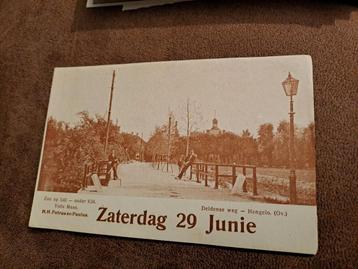 Doldenseweg Hengelo kalenderkaartje uit 1912 beschikbaar voor biedingen