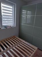 IKEA PAX kledingkast 2m x 2m – schuifdeuren van groen glas, 200 cm of meer, Ophalen of Verzenden, Glas, 200 cm of meer