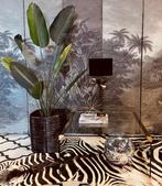 GLAZEN KOFFIETAFEL SALONTAFEL BRASS GLAS GALOTTI & RADICE, Ophalen, 50 tot 100 cm, Minder dan 50 cm, Rechthoekig