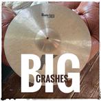 Zildjian BIG CRASH Cymbals vintage/pre-owned 18"-21”, Gebruikt, USA, Drums of Percussie, Ophalen of Verzenden