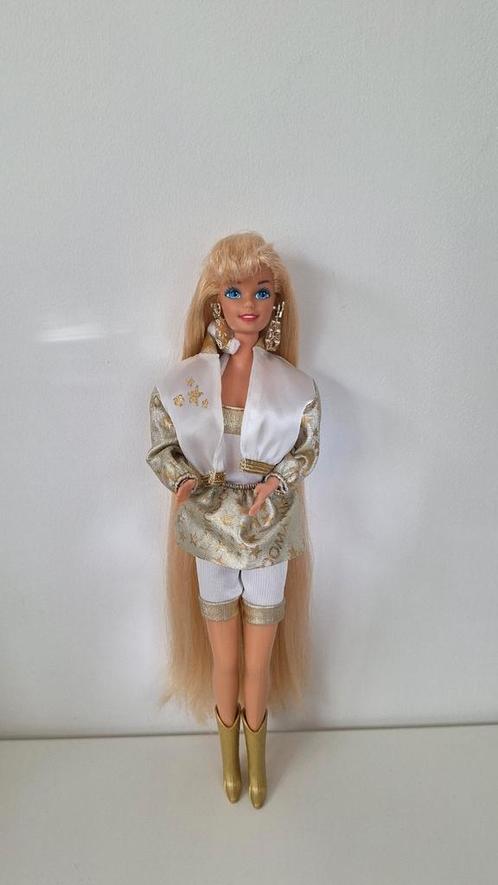 Barbie Hollywood Hair, jaren 90, Verzamelen, Poppen, Gebruikt, Ophalen of Verzenden