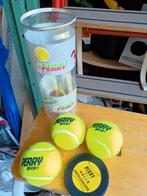 3 tennisballen in koker, perry sport, k.n.l.t.b. goedgekeurd, Sport en Fitness, Overige merken, Ballen, L00, Nieuw