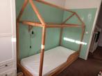 Kinderbed huisjesbed 90x200cm handgemaakt, Ophalen, 85 tot 100 cm, Gebruikt, Lattenbodem