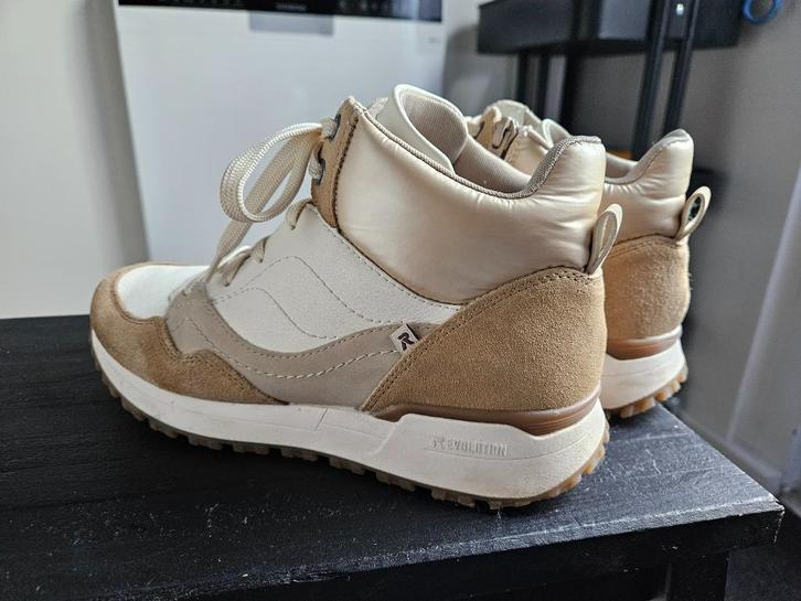 Rieker Damesschoen R-Evolution m38, Kleding | Dames, Schoenen, Zo goed als nieuw, Hoge laarzen, Zwart, Ophalen