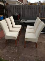 Eetkamerstoelen., Huis en Inrichting, Stoelen, Ophalen, Gebruikt, Stof, Vijf, Zes of meer stoelen