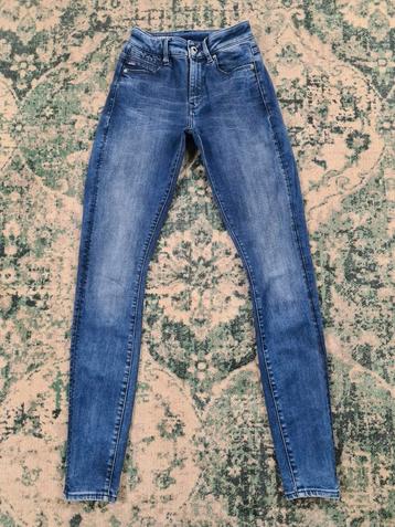 G-star raw high super skinny W26 L32 WMN Tulsi2632 Blauw
 beschikbaar voor biedingen