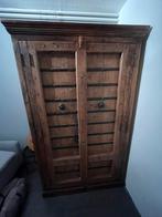 Koloniale kast - 205x125x60cm, 100 tot 150 cm, 200 cm of meer, Koloniaal, Ophalen of Verzenden