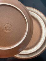 Vintage Gerzit Aardewerk Borden - Duits Design, Ophalen of Verzenden, Zo goed als nieuw, Bord(en), Overige stijlen