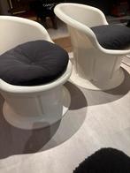Ikea retro  popptorp plastic stoeltjes met opbergruimte, Huis en Inrichting, Fauteuils, Kunststof, Gebruikt, Minder dan 75 cm