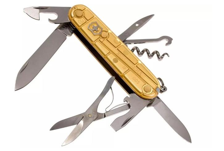 Victorinox 'Climber' 91mm Swiss Army Knife with limited 2016, Caravans en Kamperen, Kampeergereedschap, Nieuw, Verzenden