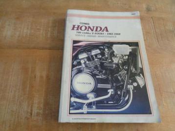 Honda 700 cc - 1100 cc V-Fours - Clymer Werkplaatshandboek beschikbaar voor biedingen