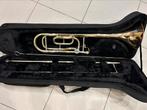 Hofmeister HSL-420B Tenor Trombone met kwartventiel NIEUW!, Muziek en Instrumenten, Ophalen of Verzenden, Zo goed als nieuw, Tenor