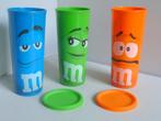 M&M # bekers 16.3 cm # 3 stuks, Ophalen of Verzenden, Zo goed als nieuw, Gebruiksvoorwerp