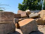 Massieve muurblokken natuursteen stapelstenen wandelementen, Zandsteen, Nieuw, Ophalen of Verzenden, Kei