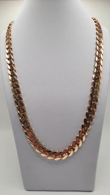 gouden coban link ketting 14kt  beschikbaar voor biedingen