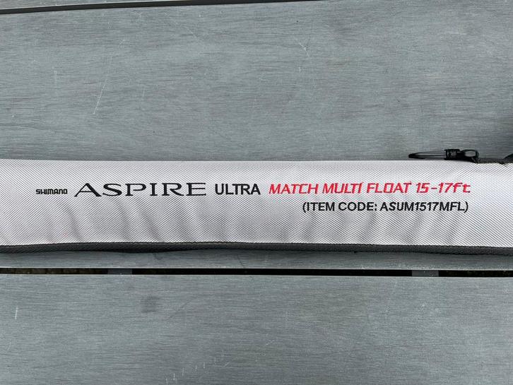 Shimano Aspire Ultra Match Multi Float 15-17 ft, Watersport en Boten, Hengelsport | Algemeen, Zo goed als nieuw, Werphengel, Ophalen
