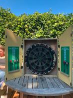 Vintage Kings Head Dartbord met Pijlen, Sport en Fitness, Darts, Ophalen, Gebruikt, Dartbord met pijlen