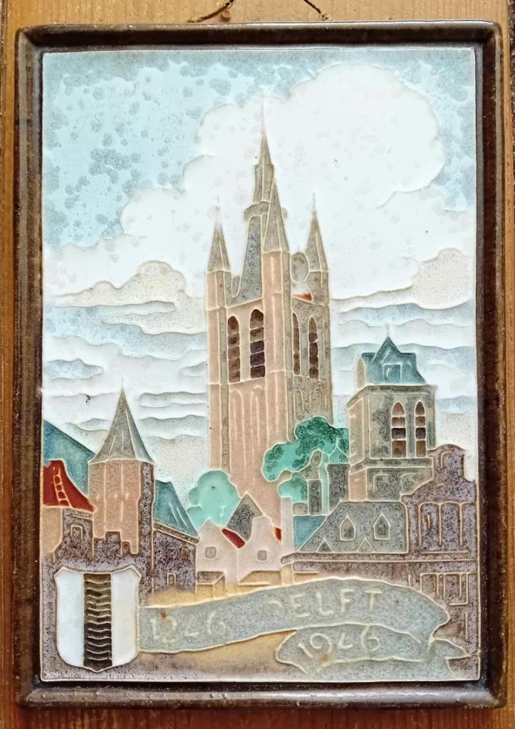 Porcelyne fles cloissonne tegel oude jan in delft, Antiek en Kunst, Antiek | Wandborden en Tegels, Ophalen of Verzenden