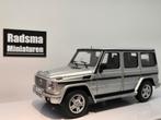 Mercedes-Benz G-klasse G500 - Silver - 1:18 AUTOart, Hobby en Vrije tijd, Auto, Autoart, Ophalen of Verzenden, Zo goed als nieuw