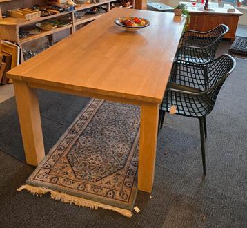 Massief eiken houten eettafel 6-8 persoons tafel 220x100xH78 beschikbaar voor biedingen