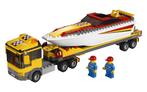 Lego City 4643 – Power Boat Transporter, Ophalen of Verzenden, Gebruikt, Complete set, Lego