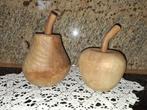 Massief houten appel en peer, Antiek en Kunst, Ophalen of Verzenden
