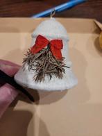 Oude kerstbal watten klok met Mica, Diversen, Ophalen of Verzenden