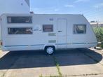Eiffelland Holiday caravan 5/6 persoon Kinderkamer/stapelbed, Caravans en Kamperen, Caravans, Schokbreker, Rondzit, Stapelbed