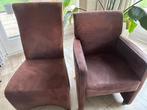 6 stoelen, Huis en Inrichting, Stoelen, Ophalen, Gebruikt, Bruin, Leer