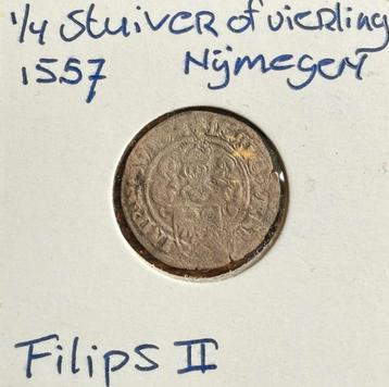 ¼ Stuiver "Vierling" 1557 Nijmegen Filips 2 beschikbaar voor biedingen