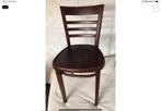 4 vintage bistro stoelen., Ophalen, Bistro, Bruin, Zo goed als nieuw