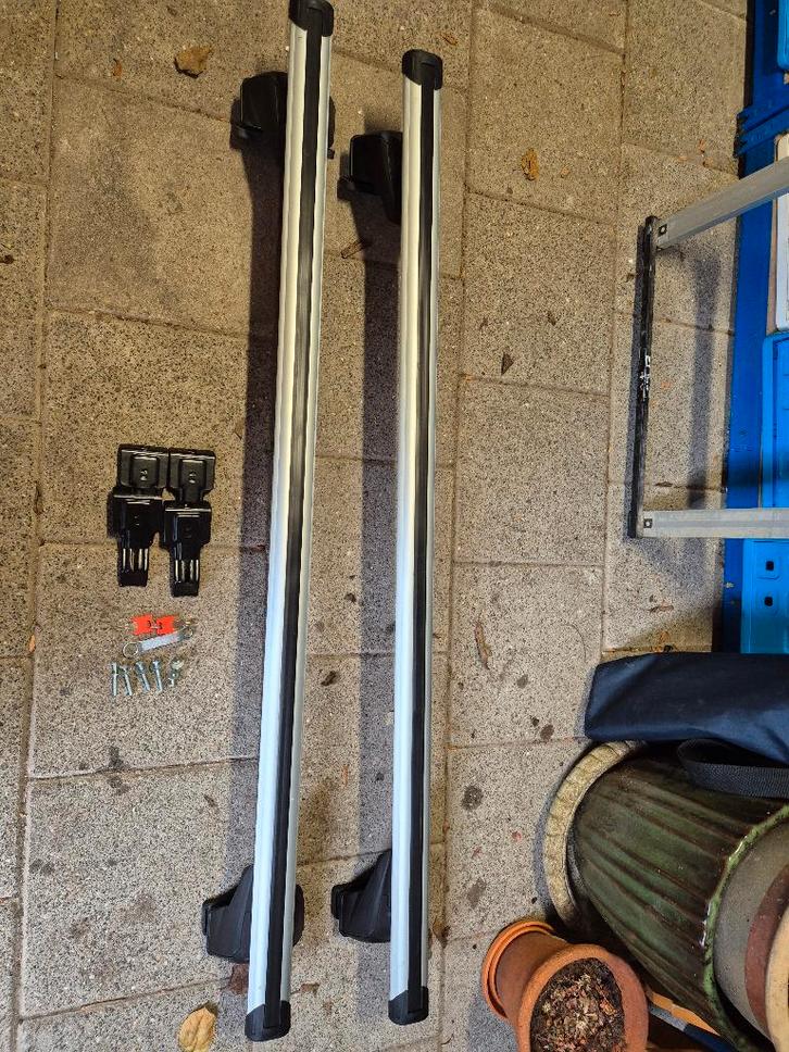 Dakdragers + fixing kit voor auto's zonder dakreling, Auto diversen, Dakdragers, Nieuw, Ophalen
