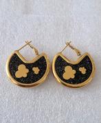 Mooie grote goudkleurige JULI DANS (?) oorbellen / creolen, Sieraden, Tassen en Uiterlijk, Oorbellen, Ophalen, Overige materialen