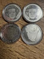 4 x zilveren 5 euro proof NL, Ophalen, Setje, Koningin Beatrix, Zilver