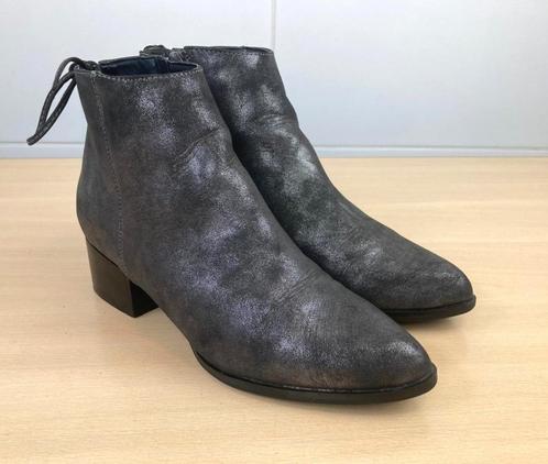 Anna Field grijs metallic enkellaarsjes mt 37 prima staat, Kleding | Dames, Schoenen, Zo goed als nieuw, Lage of Enkellaarzen