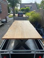 Boomstamtafel - 6 persoons - 210x100cm - Hoge kwaliteit, Ophalen, Gebruikt, 100 tot 150 cm, 200 cm of meer