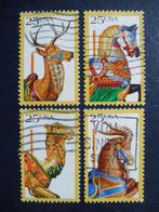 Postzegels USA 1988 carrouseldieren - cw. € 1,60., Ophalen of Verzenden, Noord-Amerika, Gestempeld