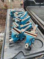 7 bankschroeven 10 cm bekbreedte, Ophalen, Gebruikt