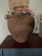 grote antieke terracotta vaas, Ophalen