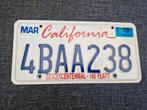 Kentekenplaat California USA nummerbord Nummerplaat 150 sesq, Ophalen of Verzenden